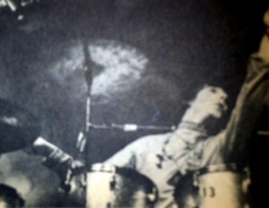 Keith Moon, photo by Ann Moses at The Monterey Pop Festival.